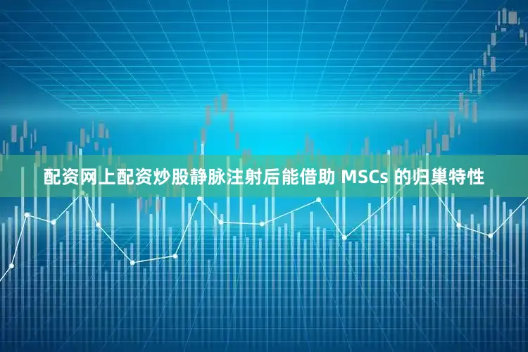 配资网上配资炒股静脉注射后能借助 MSCs 的归巢特性